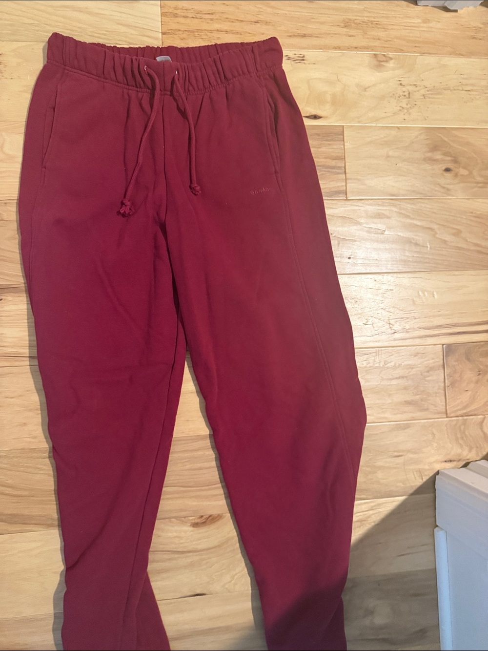 Garage Women’s Maroon Drawstring Sweat Joggers